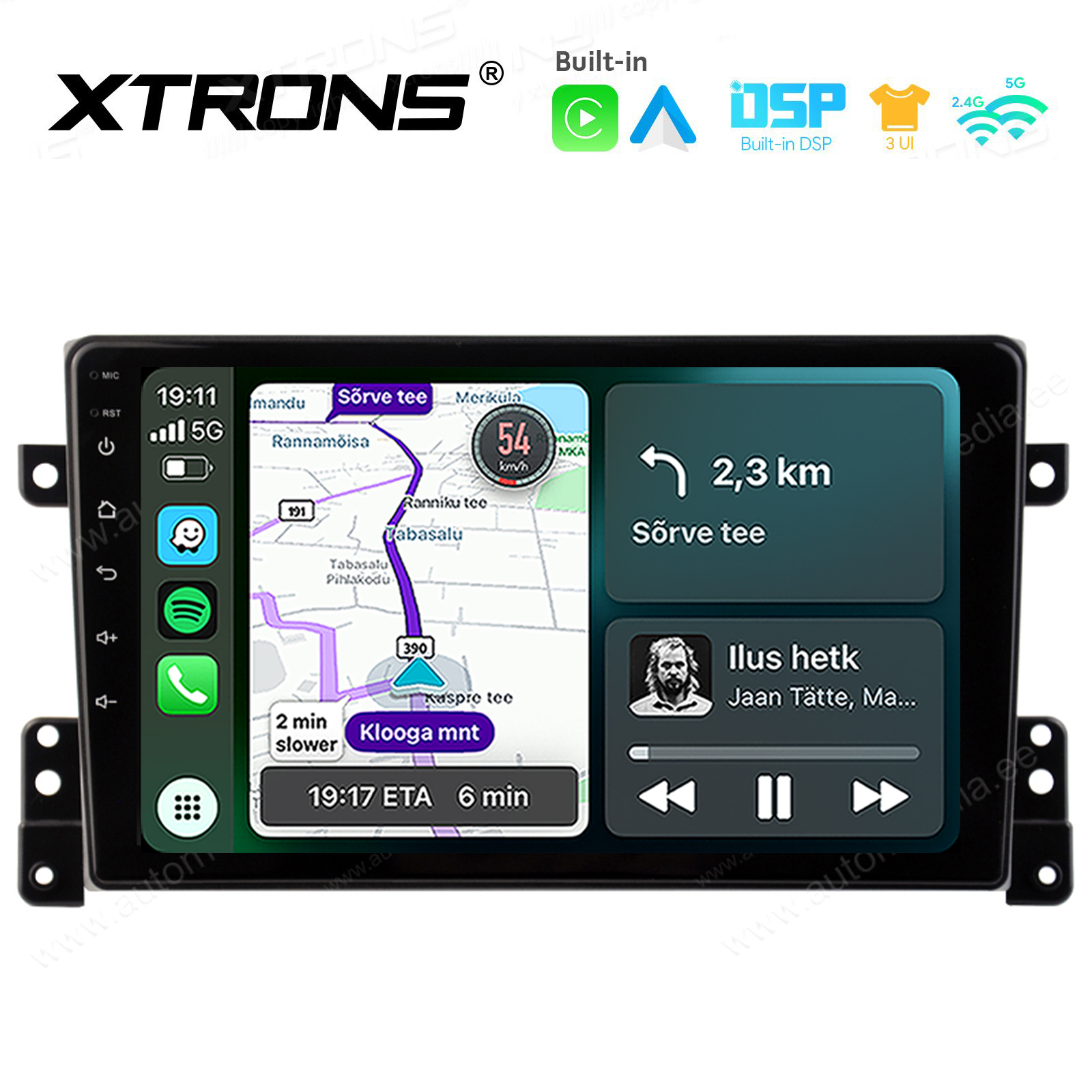 XTRONS XTR9660 Mudelikohane android multimeediakeskus gps naviraadio